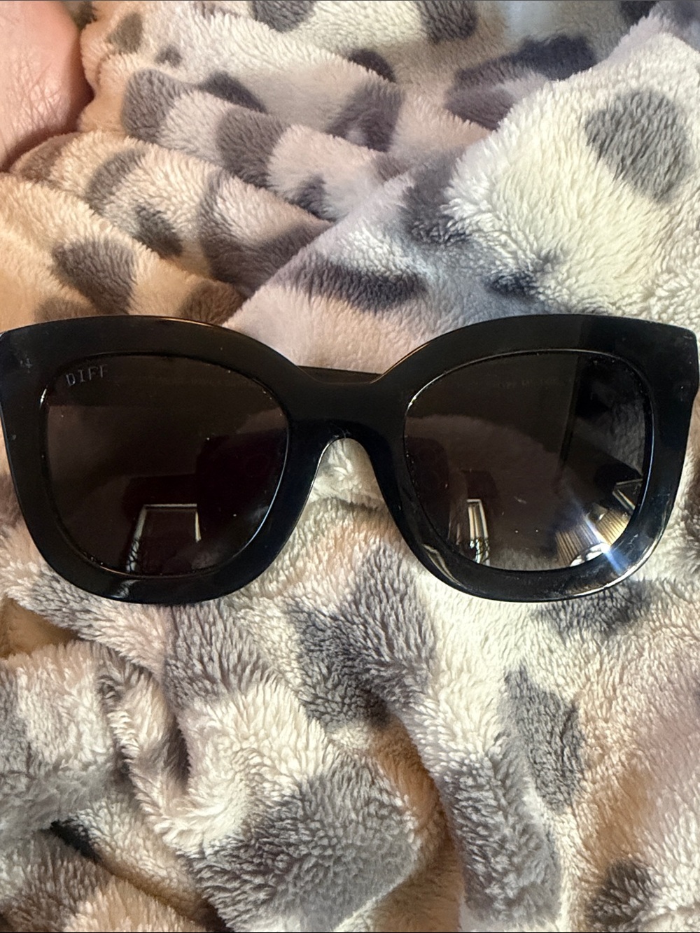 DIFF Eyewear Noemi Black Grey Polarized Sunglasses